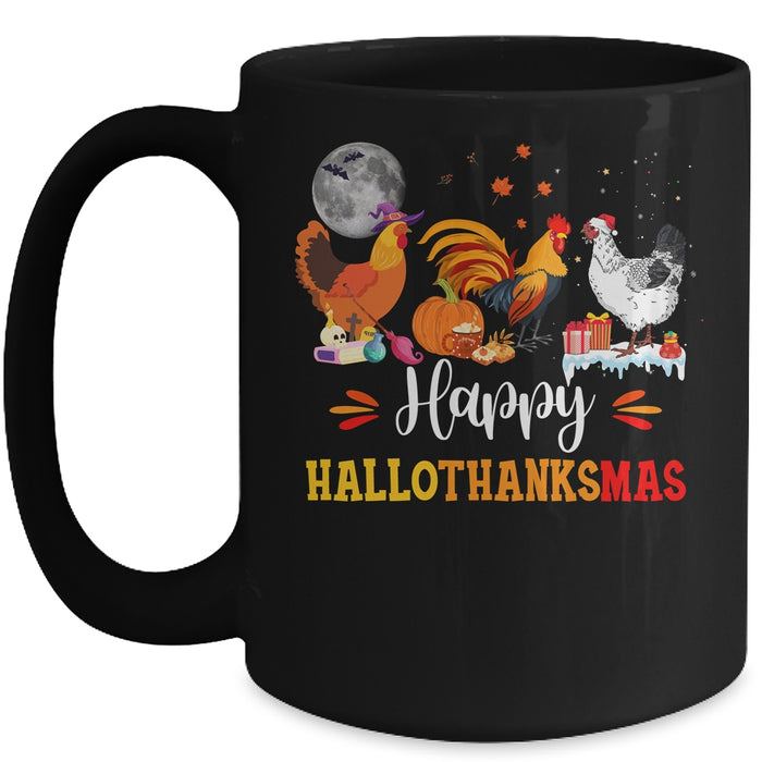Happy-Hallothanksmas-Chicken-Xmas-Thanksgiving-Halloween-Ceramic-Mug-2 Happy Hallothanksmas Chicken Xmas Thanksgiving Halloween Ceramic Mug 2