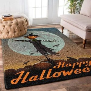 Happy Halloween Rug Carpet Floor Decor