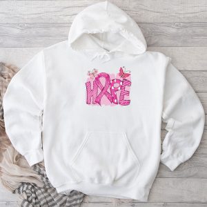 Breast Cancer Support Shirts Hope Pink Ribbon Leopard hoodie 4