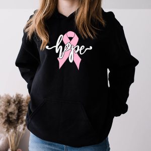 Hope Pink Ribbon Leopard Sunflower Breast Cancer Awareness Hoodie 3 7