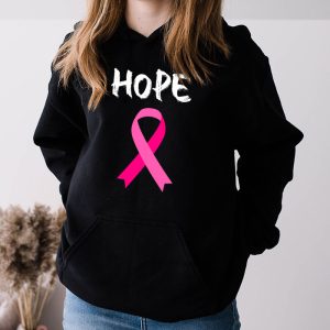 Hope Pink Ribbon Leopard Sunflower Breast Cancer Awareness Hoodie 3 9