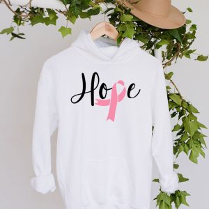 Hope Pink Ribbon Leopard Sunflower Breast Cancer Awareness Hoodie 4 1