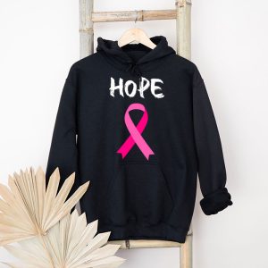 Hope Pink Ribbon Leopard Sunflower Breast Cancer Awareness Hoodie 4 4