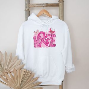 Hope Pink Ribbon Leopard Sunflower Breast Cancer Awareness Hoodie 5 2