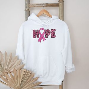 Hope Pink Ribbon Leopard Sunflower Breast Cancer Awareness Hoodie 5