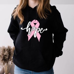 Hope Pink Ribbon Leopard Sunflower Breast Cancer Awareness Hoodie