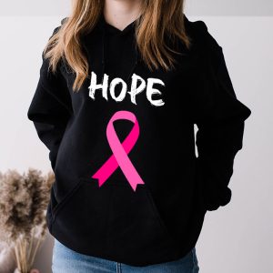 Hope Pink Ribbon Leopard Sunflower Breast Cancer Awareness Hoodie