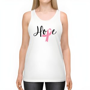 Hope Pink Ribbon Leopard Sunflower Breast Cancer Awareness Tank Top 2 1