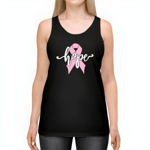 Hope Pink Ribbon Leopard Sunflower Breast Cancer Awareness Tank Top 2 2