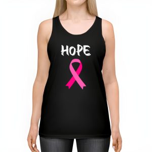 Hope Pink Ribbon Leopard Sunflower Breast Cancer Awareness Tank Top 2 4