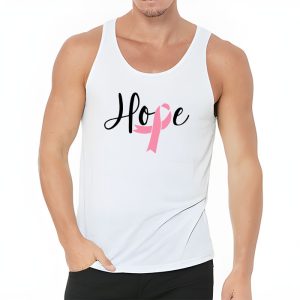 Hope Pink Ribbon Leopard Sunflower Breast Cancer Awareness Tank Top 3 1