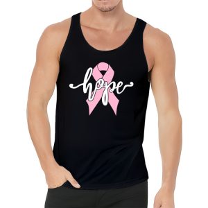 Hope Pink Ribbon Leopard Sunflower Breast Cancer Awareness Tank Top 3 2