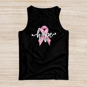 Hope Pink Ribbon Leopard Sunflower Breast Cancer Awareness Tank Top