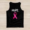 Hope Pink Ribbon Leopard Sunflower Breast Cancer Awareness Tank Top