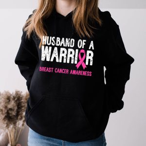 Husband Of A Warrior Breast Cancer Awareness Support Squad Hoodie