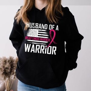 Husband Of A Warrior Breast Cancer Awareness Support Squad Hoodie