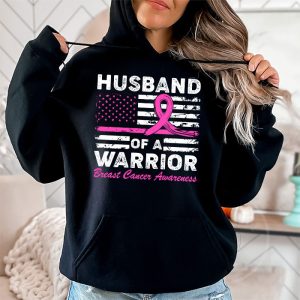 Husband Of A Warrior Breast Cancer Awareness Support Squad Hoodie 2 2