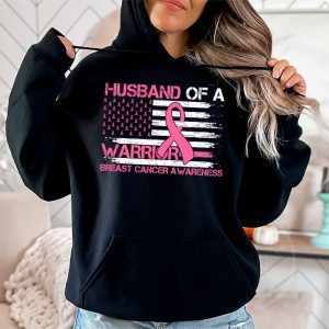 Husband Of A Warrior Breast Cancer Awareness Support Squad Hoodie 2