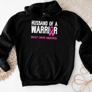 Husband Of A Warrior Breast Cancer Awareness Support Squad Hoodie 4 3