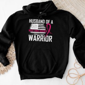 Husband Of A Warrior Breast Cancer Awareness Support Squad Hoodie 4 4