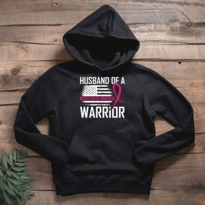 Husband Of A Warrior Breast Cancer Awareness Support Squad Hoodie 5 4