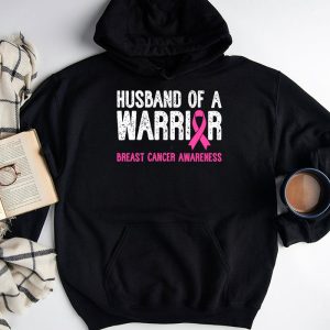 Husband Of A Warrior Breast Cancer Awareness Support Squad Hoodie 6 3