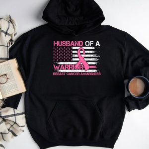 Husband Of A Warrior Breast Cancer Awareness Support Squad Hoodie 6
