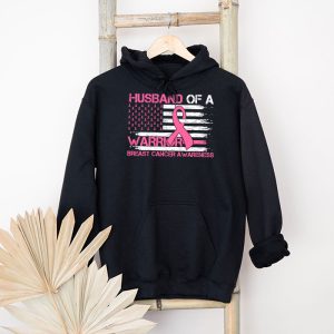 Husband Of A Warrior Breast Cancer Awareness Support Squad Hoodie 7