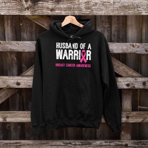 Husband Of A Warrior Breast Cancer Awareness Support Squad Hoodie 9 3