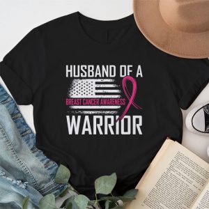 Husband Of A Warrior Breast Cancer Awareness Support Squad T Shirt 1 9