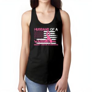 Husband Of A Warrior Breast Cancer Awareness Support Squad Tank Top 1