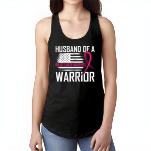 Husband Of A Warrior Breast Cancer Awareness Support Squad Tank Top 1 4