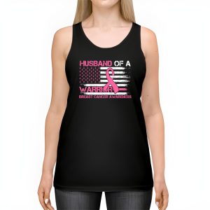 Husband Of A Warrior Breast Cancer Awareness Support Squad Tank Top 2