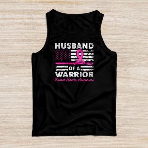 Husband Of A Warrior Breast Cancer Shirts Ideas Awareness Support Squad Tank Top 3