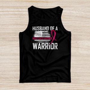 Husband Of A Warrior Breast Cancer Awareness Support Squad Tank Top