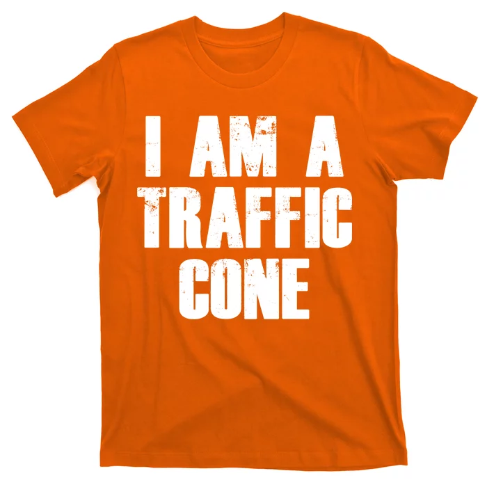 I Am A Traffic Cone Lazy Costume Unisex T-Shirt For Adult Kids