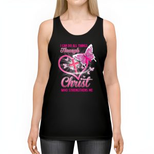 I Can Do All Things Through Christ Breast Cancer Awareness Tank Top 2 2