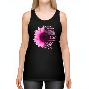 I Can Do All Things Through Christ Breast Cancer Awareness Tank Top 2 4