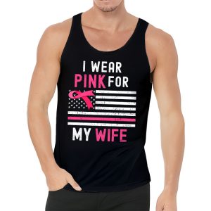 I Wear Pink For My Wife Breast Cancer Month Support Squad Tank Top 3 2