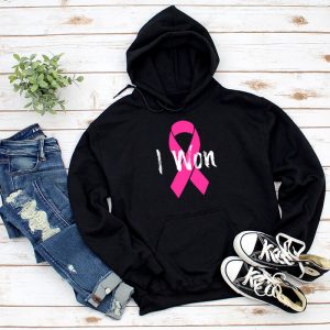 Breast Cancer Shirt Ideas I Won Support Pink Ribbon Survivor Hoodie 4