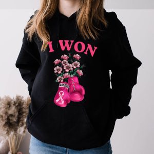 Breast Cancer Shirt Designs I Won Support Pink Ribbon Survivor Hoodie 2