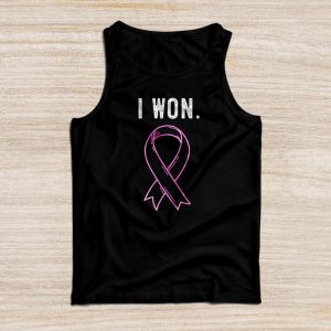 Breast Cancer Shirt Ideas I Won Support Pink Ribbon Survivor Tank Top 3