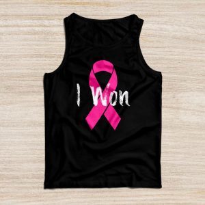 Breast Cancer Shirt Ideas I Won Support Pink Ribbon Survivor Tank Top 4