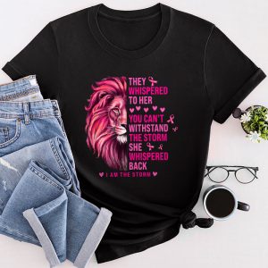 I'M The Storm Warrior Pink Ribbon Women Breast Cancer T-Shirt