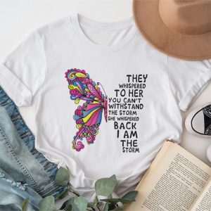 I'M The Storm Warrior Pink Ribbon Women Breast Cancer T-Shirt