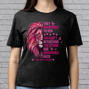 IM The Storm Warrior Pink Ribbon Women Breast Cancer T Shirt 3 4