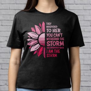 IM The Storm Warrior Pink Ribbon Women Breast Cancer T Shirt 3 7