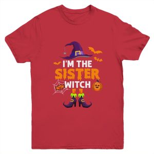 Im The Sister Witch Halloween Costume Matching Family Girls Unisex T Shirt For Adult Kids 2