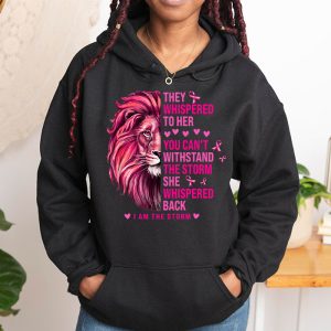 Im The Storm Warrior Pink Ribbon Women Breast Cancer Hoodie 1