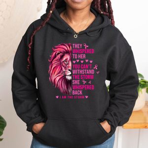 Im The Storm Warrior Pink Ribbon Women Breast Cancer Hoodie 1 4